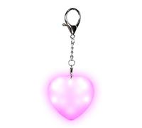 Bag Light - Rechargeable Heart Shaped LED Keychain With Touch-Sensitive Activation | Handbag Illumination Accessory | Stylish Wallet Purse Backpack Lamp For Women Concert Party Evening Travel