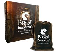 Bag of Dungeon - A Fantasy Crawler Adventure Board Game | Enter the Dragon's Lair | 1-4 Players | Age 7+ | Simple-to-Play | Family Games | Tabletop RPG | Classic DnD style gaming