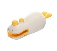 Bag Resealer, Cute Cartoon Duck 2 in 1 Bag Sealers and Cutter, ABS, Silicone USB Rechargeable Portable Food Storage with Magnetic Bottom for Chip Bags, Snacks, and Other Food Items, 13.5x4.9cm