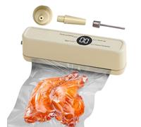 Bag Sealer,1200mAh Rechargeable Air Sealing System | Food Vacuum Sealer Machine,for Whole Grai ns, Meat, Chicken, Fruit, Bread, Biscuits