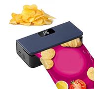 Bag Sealer Handheld - Portable Rechargeable Electric Sealing Machine With Digital Display | Adjustable Heat Sealer For Snacks Chips Candy Cereal Fruit Vegetable Meal Home Restaurant Travel