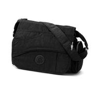 Bag Street Borsa A Spalla Donna Nera Nylon 32x13x20 OTJ214S