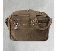 Bag Street Borsa A Tracolla In Nylon Marrone Per Donne OTJ202N