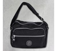Bag Street Crinkle Nylon Borsa A Spalla Nera OTJ227S