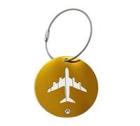 Bag Tags Travel Labels Rugged Metal Material Round Set Tags