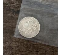 Bag4Life - Busta di plastica trasparente con scritta "Magic Tricks Named Coat", per penetrazione, primo piano, illusioni di strada, in acciaio inox, 1 pezzo da mezzo dollaro Walking Liberty