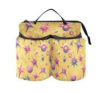 Bagagli Porta Bottiglia D'acqua Mani Libere Cartoon Viola Spinato Palla Giallo Caddy Portabevande Viaggiare Donne Uomini