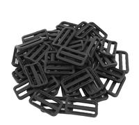 Bagagli Sacchetto Plastica Collegamento Nastro Tri Glide Fibbia Fissaggio 50pz