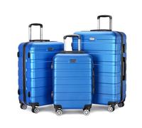 Bagagli Valigia Unisex Adulto Set Di Valigie Da 3 Pezzi, Set Di Valigie Rigide Da 20/24/28 Pollici Per Donne E Uomini Valigia Trolley (Color : D, Size : 3-piece Set)