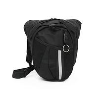 Bagaglia per le gambe di moto regolabile Borsa a tracolla in nylon for uomo e donna, marsupio, for moto, bici, ciclismo, viaggi, sport all'aria aperta, marsupio