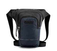Bagaglia per le gambe di moto regolabile Tempo libero Sport all'aria aperta Gamba Coscia Zaino Uomo Equitazione Marsupio Marsupio Notte Riflettente Petto Borse a tracolla Marsupio(Navy)