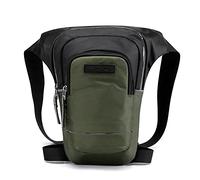 Bagaglia per le gambe di moto regolabile Tempo libero Sport all'aria aperta Gamba Coscia Zaino Uomo Equitazione Marsupio Marsupio Notte Riflettente Petto Borse a tracolla Marsupio(Green)