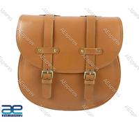 Bagagliaia Porta Sella In Pelle Marrone Per Royal Enfield New Classic Reborn 350