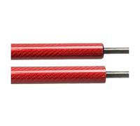 Bagagliaio 2 Pz Gas Carica Auto Hatchback Portellone Boot Struts Gas Ammortizzatore A Molla Per Peugeot 308 2007-2014 Hatchback 460 Mm Molle A Gas Portellone(Rosso)