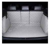 Bagagliaio Protezione Liner Tappetini Auto Per Q7 4L MK1 5 Posti Cuscinetti Protettivi Impermeabili Tappetino Bagagliaio Posteriore Accessori(Grigio chiaro,Full cover)