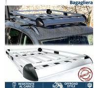 Bagagliera PORTAPACCHI Tetto per Jaguar X-Type SW Cestello in ALLUMINIO Argento