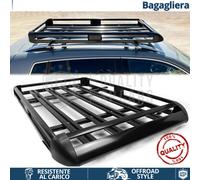 Bagagliera PORTAPACCHI Tetto per RANGE ROVER 2 Cestello in ALLUMINIO Nero
