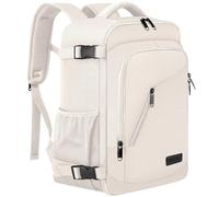 Bagaglio a Mano 40x20x25 per Ryanair Zaino da Viaggio Aereo Piccolo Borsa da Cabina per Voli Zaino Donna Uomo 14 Pollici Zaino Porta PC con Caricatore USB per Scuola Trekking Lavoro Beige