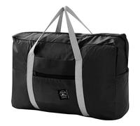 Bagaglio a Mano 46x30,5x16 cm Borsa da Viaggio Pieghevole Valigia Borsa da Allenamento Impermeabile Borsa da Weekend Borsa da Viaggio Borsone per Vaggi Palestra Campeggio Viaggio D'affari (Nero)