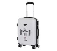 Karactermania Valigia da cabina NASA Spaceship ABS 4 ruote Bianco 20x38x55 cm 27 L
