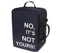 Bagaglio a mano per Ryanair Multifunzione Zaino da Viaggio Bagaglio Borsa per Aereo cabina da viaggio Ideale per i voli Dimensioni 40x25x20cm It's not yours! [102]