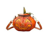 Bagaglio a Mano Per Viola completamente fatto a mano con tracolla regolabile e scelta di borsa in pelle artigianale Borsa a tracolla zucca Incollare Sul Portafoglio Per Cellulare In, arancione, Taglia