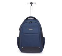Bagaglio a Mano Zaino Per Aereo Trolley da Cabina Valigia Viaggio Zaini Borse 3 in 1 Backpack Scomparto PC Laptop Business Impermeabile per Uomo Donna Tasca Frontale Lavoro College，Blu scuro