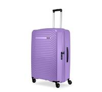 Bagaglio Roncato Ciak Passenger Trolley Grande 4 ruote Rigido, chiusura TSA, ultraleggero con zip espandibile, misura L Lavanda