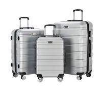 Bagaglio Valigia Trolley Set Di Valigie Da 3 Pezzi, Set Di Valigie Rigide Da 20/24/28 Pollici Per Donne E Uomini Valigie Trolley (Color : B, Size : 3-piece Set)
