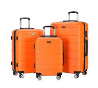 Bagaglio Valigia Trolley Set Di Valigie Da 3 Pezzi, Set Di Valigie Rigide Da 20/24/28 Pollici Per Donne E Uomini Valigie Trolley (Color : A, Size : 3-piece Set)
