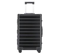 Bagaglio Valigia Trolley Valigia Classica Con Telaio In Alluminio Con Lucchetto TSA, Senza Cerniera E Ruote Silenziose Valigie Trolley (Color : C, Size : 29")