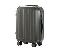 Bagaglio Valigie con ruote Bagagli portatili Bagagli di grande capacità Valigie rigide Lucchetto a combinazione di sicurezza Bagaglio a mano Leggero e resistente(Black-,20 inch)