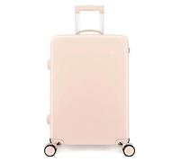 Bagaglio Valigie con ruote Bagagli portatili di grande capacità Valigia resistente all'usura e antigoccia for gli studenti che trasportano bagagli Leggero e resistente(Pink-,26 in)
