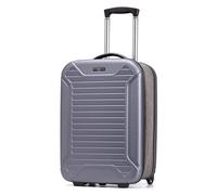 Bagaglio Valigie da trasporto pieghevoli Valigie da 20 pollici Custodia rigida for PC Bagagli Valigie con serratura a combinazione portatile Trolley retrattile Leggero e resistente(Noir)