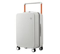 Bagaglio Valigie di grande capacità Bagagli da viaggio Bagagli retrattili con maniglia larga for valigie da viaggio d'affari for uomini e donne Attrezzatura da viaggio(Blanc,24inch)