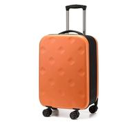 Bagaglio Valigie pieghevoli for bagagli espandibili con ruote universali Valigie regolabili for bagagli con lucchetto a combinazione doganale Attrezzatura da viaggio(Orange,24 in)