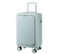 Bagaglio Valigie Valigia Trolley Bagaglio A Mano Approvato Dalla Compagnia Aerea, Valigia Leggera Da Viaggio Con Guscio Rigido Bagaglio a Mano (Color : Blue, Size : 26in)