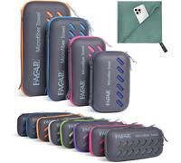 BAGAIL Asciugamano da Viaggio in Microfibra, Asciugamano da Bagno e Telo Mare, Asciugatura Rapida - Super Assorbente - Ultra Compatto, Ottimo per Sport, Palestra, Yoga e Zaino in Spalla