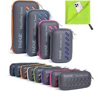 BAGAIL Asciugamano da Viaggio in Microfibra, Asciugamano da Bagno e Telo Mare, Asciugatura Rapida - Super Assorbente - Ultra Compatto, Ottimo per Sport, Palestra, Yoga e Zaino in Spalla