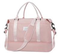 BAGAIL Borsone da viaggio, borse da fine settimana da donna con scomparto per scarpe, borsa da palestra per la notte, borsa tote con tasca bagnata, borsa per mamma ospedaliera per lavoro e consegna,