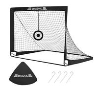 BAGAIL Football Goal, Pop up rete da calcio con obiettivo obiettivo, picchetti di terra e borsa portatile da trasporto, facile da montare, ideale per l'allenamento del giardino e partite ricreative