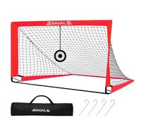 BAGAIL Football Goal, Pop up rete da calcio con obiettivo obiettivo, picchetti di terra e borsa portatile da trasporto, facile da montare, ideale per l'allenamento del giardino e partite ricreative