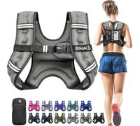 Bagail Gilet Appesantito Per l'Allenamento Della Forza, Misura Del Busto Regolabile, Comoda Tasca, Gilet Appesantito Con Sabbia di Ferro, Ideale per la palestra, lo yoga e l'aerobica