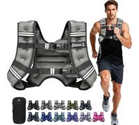 Bagail Gilet Appesantito Per l'Allenamento Della Forza, Misura Del Busto Regolabile, Comoda Tasca, Gilet Appesantito Con Sabbia di Ferro, Ideale per la palestra, lo yoga e l'aerobica