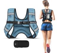 Bagail Gilet Appesantito Per l'Allenamento Della Forza, Misura Del Busto Regolabile, Comoda Tasca, Gilet Appesantito Con Sabbia di Ferro, Ideale per la palestra, lo yoga e l'aerobica