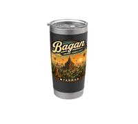 Bagan Myanmar viaggio a Bagan Vacation Family Bicchiere termico in acciaio inox doppia parete