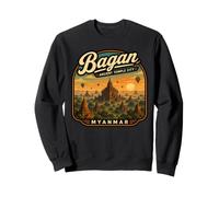 Bagan Myanmar Viaggio a Bagan Vacation Family Felpa