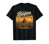 Bagan Myanmar Viaggio a Bagan Vacation Family Maglietta