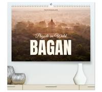 Bagan - Pagode im Wald (hochwertiger Premium Wandkalender 2026 DIN A2 quer), Kunstdruck in Hochglanz: Die antike Stadt Myanmar