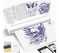 Bagana Portable Printers Wireless for Travel, Bluetooth Inkless Thermal Printer Support 8.5" x 11" US Letter & A4 Thermal Paper, Small Mobile Printer